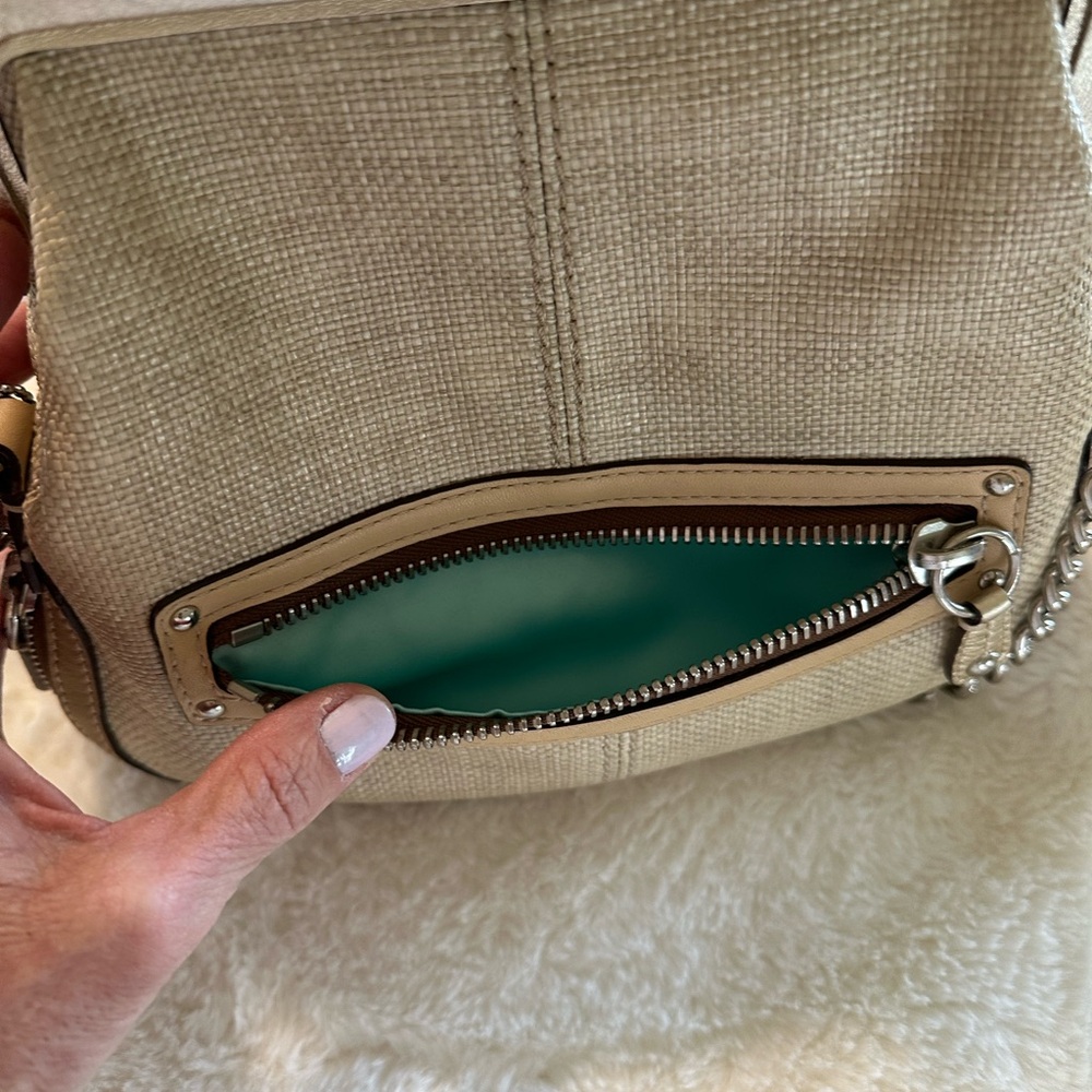 *Authentic* Rare Coach Kiss Lock Expandable Bag Perfect Condition View 5